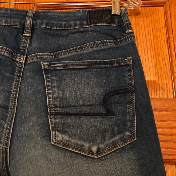 High Rise Shortie Jean Shorts - Picture 5 of 5